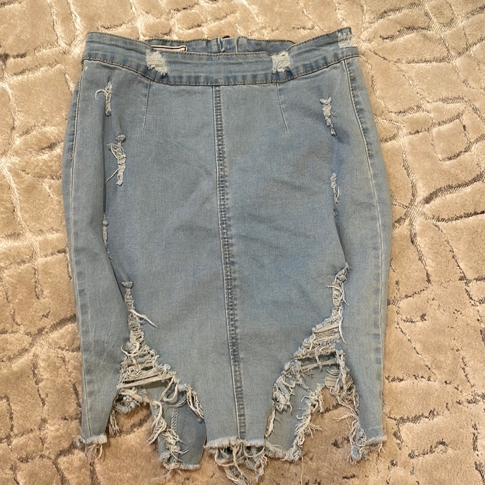 Jean skirt
